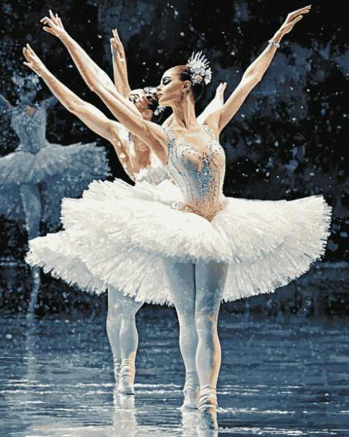 Ballet Swan Lake Ballerina Diamond Painting