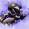 Baltimore Ravens Football Diamond Painting