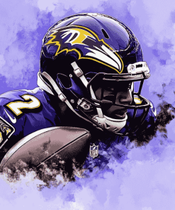 Baltimore Ravens Football Diamond Painting