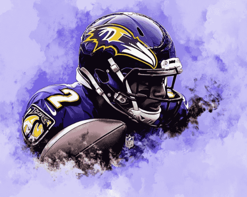 Baltimore Ravens Football Diamond Painting