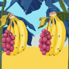 Bananas In Pajamas Cartoon Diamond Painting