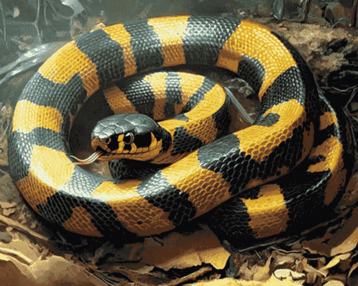 Banded Krait Reptile Diamond Painting