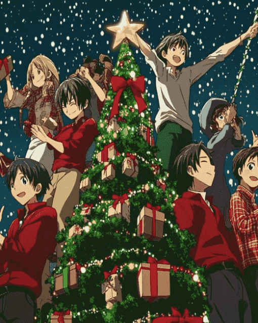 Barakamon Anime Holiday Diamond Painting