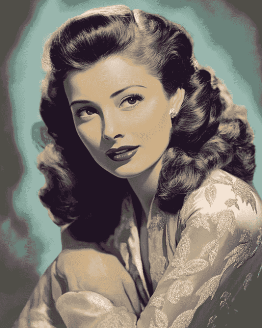 Barbara Stanwyck Famous Actress Diamond Painting