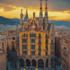 Barcelona Cityscape Spain Diamond Painting