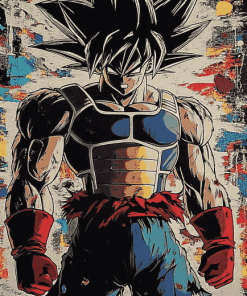 Bardock Anime Art Diamond Painting