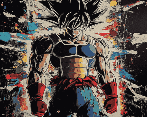 Bardock Anime Art Diamond Painting