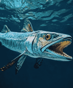 Barracuda Ocean Fish Diamond Painting