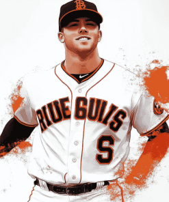 Baseball Giants Player Diamond Painting