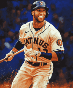 Baseball Player George Springer Diamond Painting