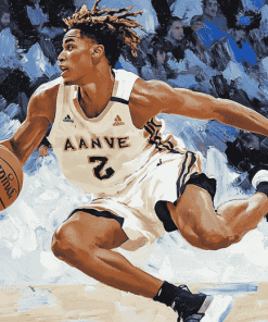 Basketball Star Jaden Ivey Diamond Painting