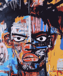 Basquiat Abstract Colorful Diamond Painting