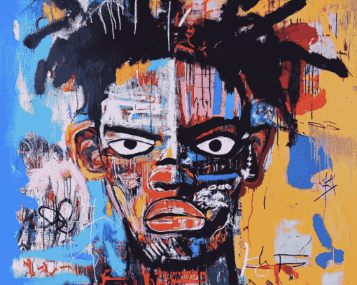 Basquiat Abstract Colorful Diamond Painting