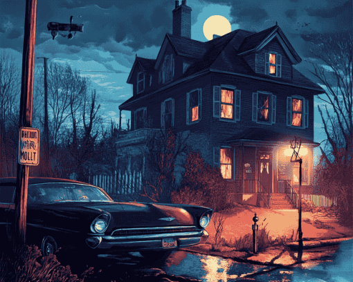 Bates Motel Animation Diamond Painting