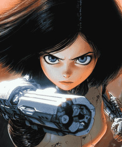 Battle Angel Alita Anime Diamond Painting