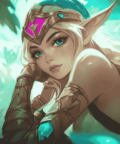 Battleground Queen Janna Diamond Painting