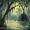 Bayou Fantasy Landscape Diamond Painting