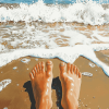 Beach Seascape Feet Diamond Painting