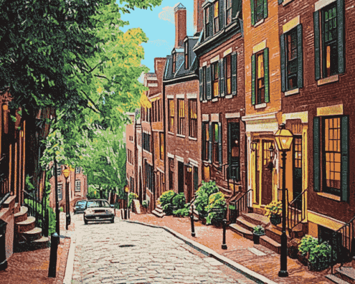 Beacon Hill Streets Diamond Painting