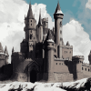 Beast Castle Fortress Diamond Painting