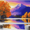 Beautiful Mountains and Lakes Diamond Painting