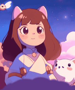 Bee And Puppycat Anime Diamond Painting