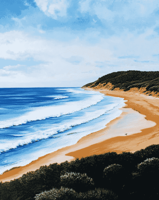 Bells Beach Seascapes Diamond Painting