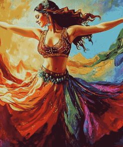 Belly Dancer Woman Diamond Painting