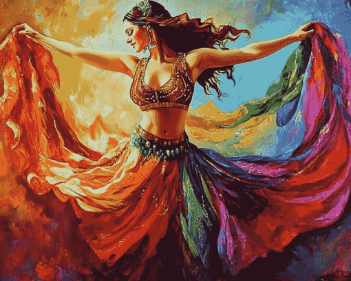 Belly Dancer Woman Diamond Painting