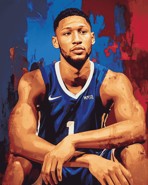 Ben Simmons Basketball Diamond Painting