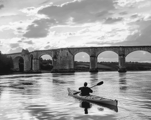 Berwick River Tweed Kayaking Diamond Painting