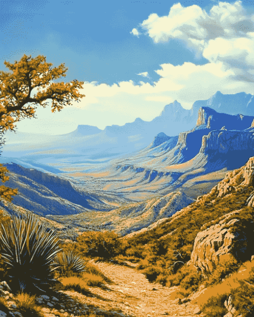 Big Bend National Park Scenic View Diamond Painting