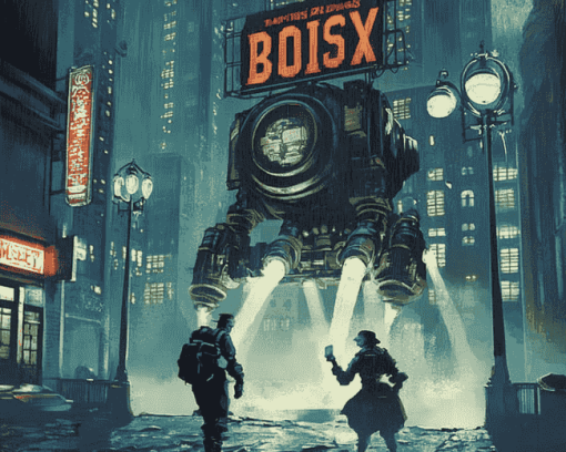 Bioshock Animation Robots Diamond Painting