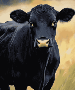 Black Calf Diamond Painting