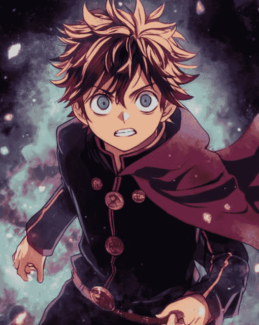 Black Clover Luck Anime Character Diamond Painting