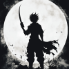 Black Clover Yami Moonlit Silhouette Diamond Painting