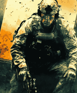 Black Hawk Down Film Characters Diamond Painting