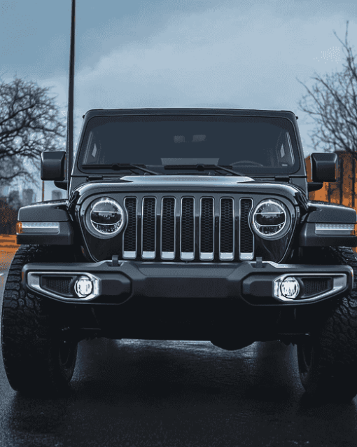 Black Jeep Offroad Diamond Painting