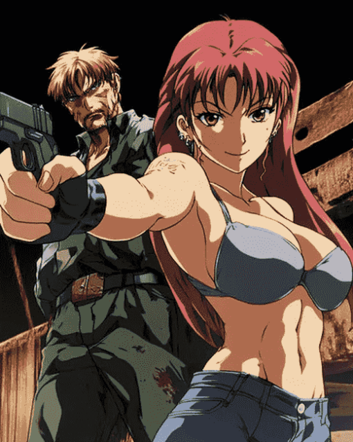 Black Lagoon Anime Adventure Diamond Painting