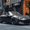 Black Mazda Miata Car Diamond Painting