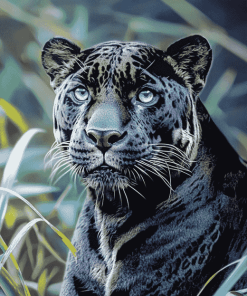 Black Panther Jaguar Diamond Painting