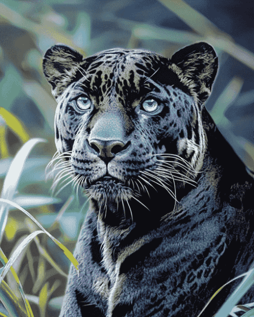 Black Panther Jaguar Diamond Painting