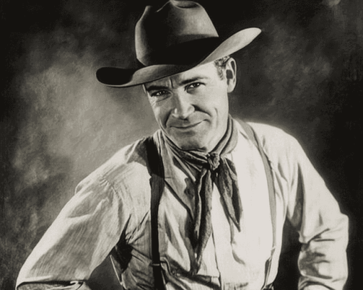 Black & White Will Rogers Diamond Painting