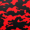 Black and Red Camo Masterpiece Diamond Painting