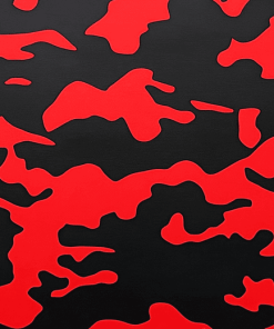 Black and Red Camo Masterpiece Diamond Painting