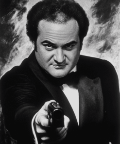 Black and White Jim Belushi Diamond Painting