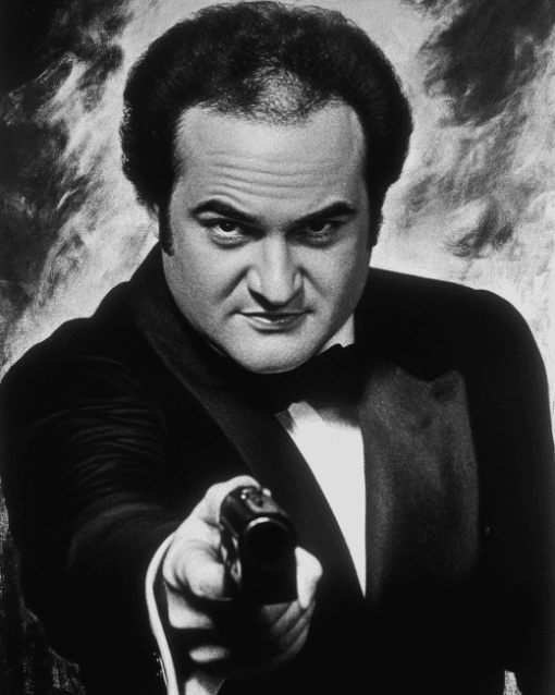 Black and White Jim Belushi Diamond Painting