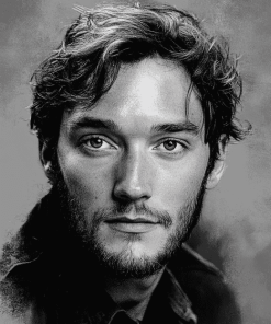 Black and White Toby Regbo Diamond Painting