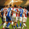 Blackburn Rovers FC Footballers Diamond Painting