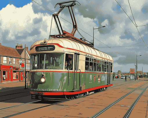 Blackpool Tramway Journey Diamond Painting